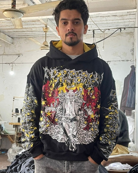 Money Over Evil Gold Edition Hoodie