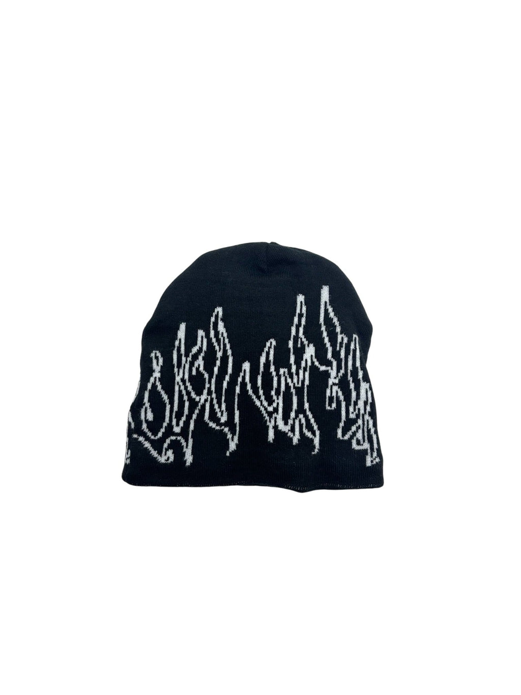 satin Beanie Flame Beanie