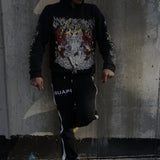 black satin hoodie undergroundfamous
