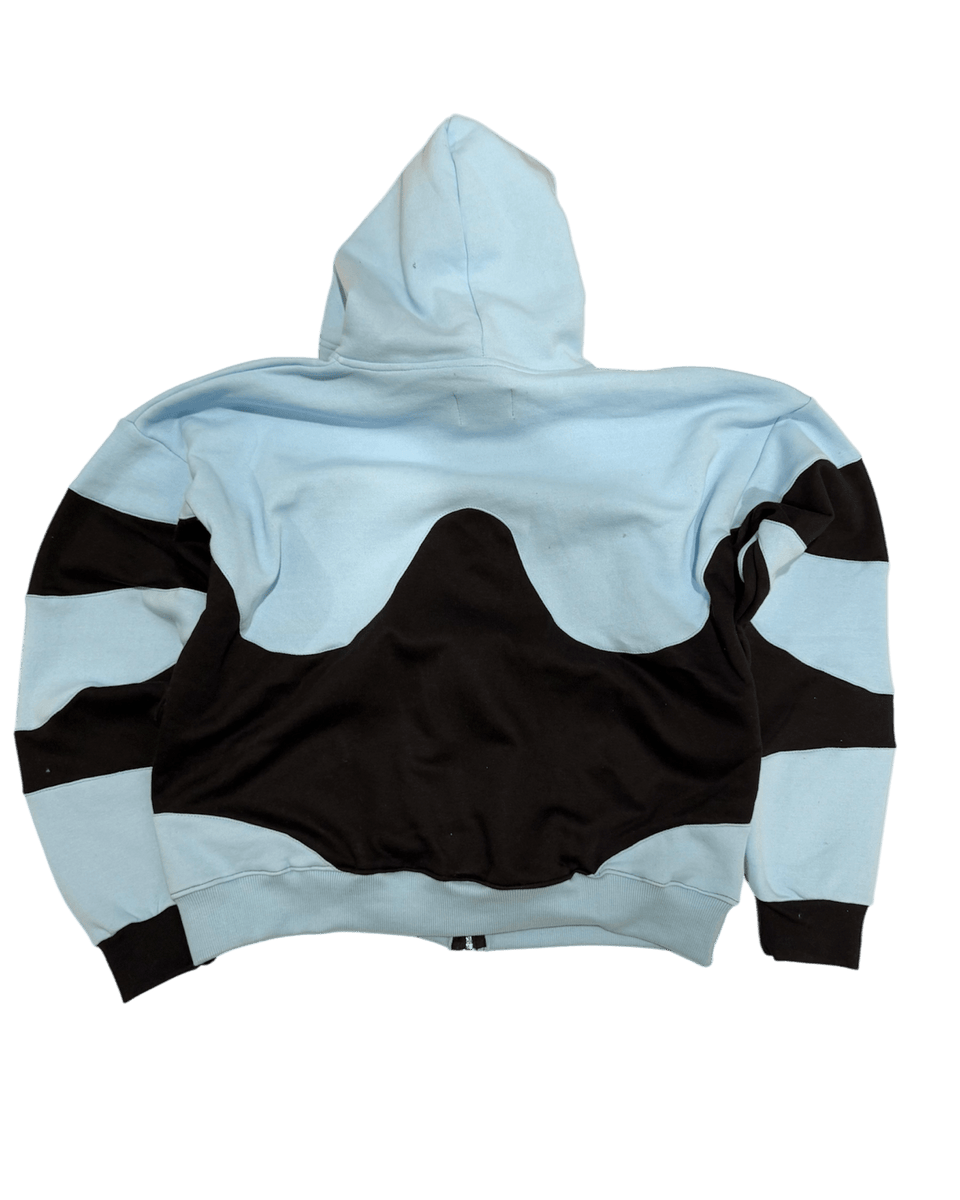 Blue Balaclava Hoodie Back