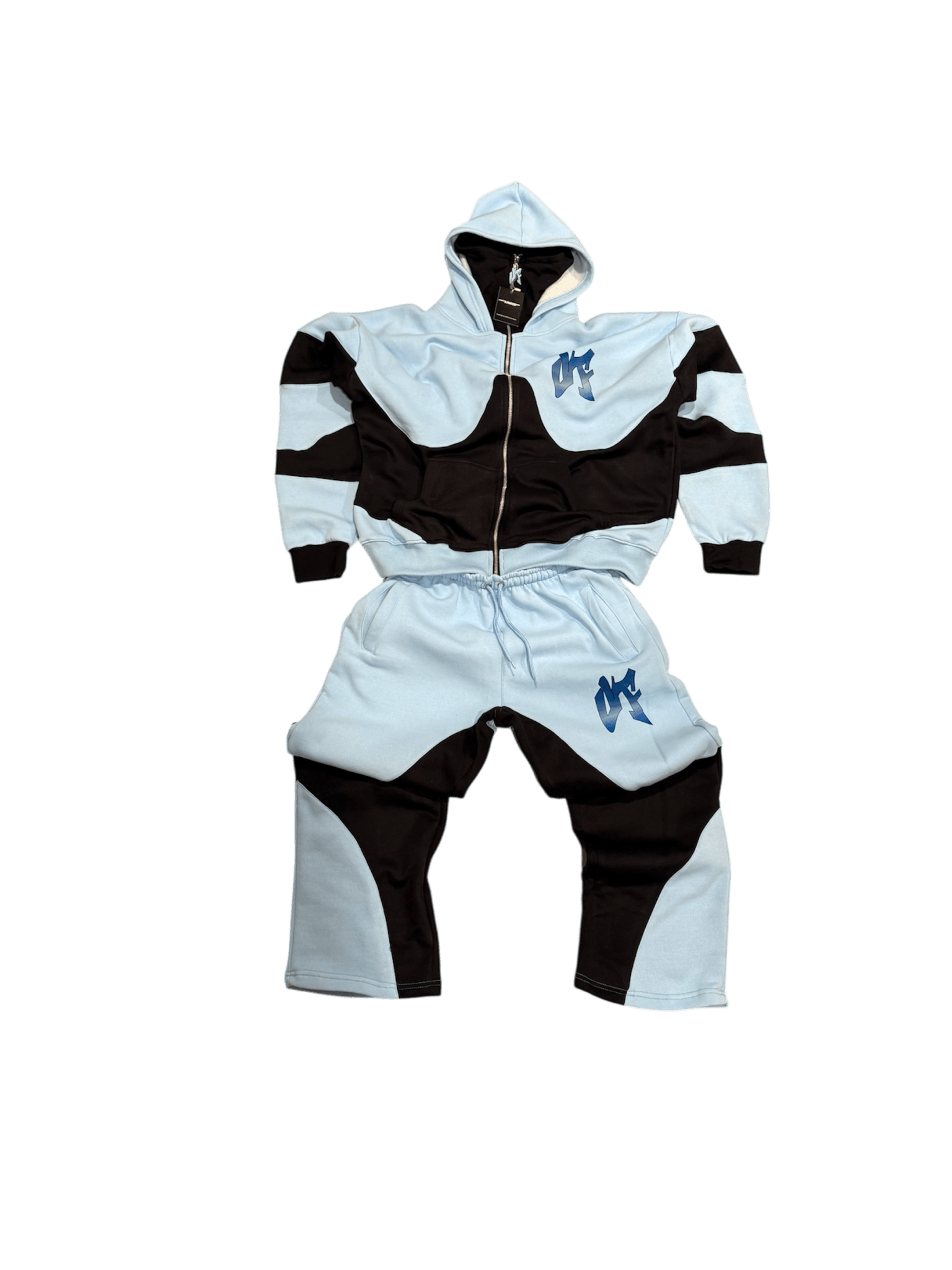 Blue Balaclava Hoodie Full Set