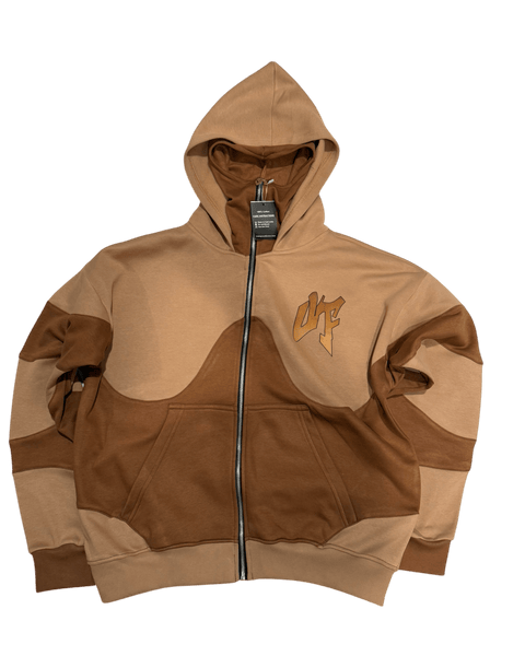 Brown Balaclava Hoodie 