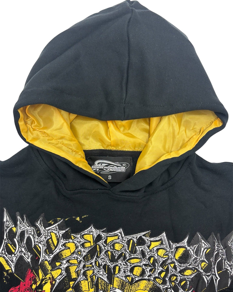 Gold Satin Hoodie