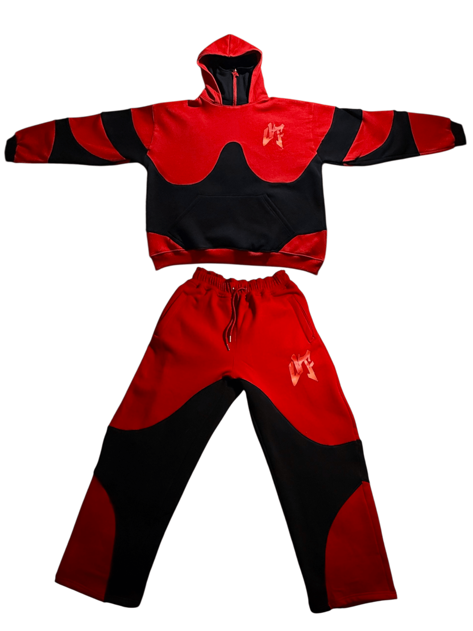 V2 Masked Vision Full Hoodie Set - UndergroundFamous - Clothing Store