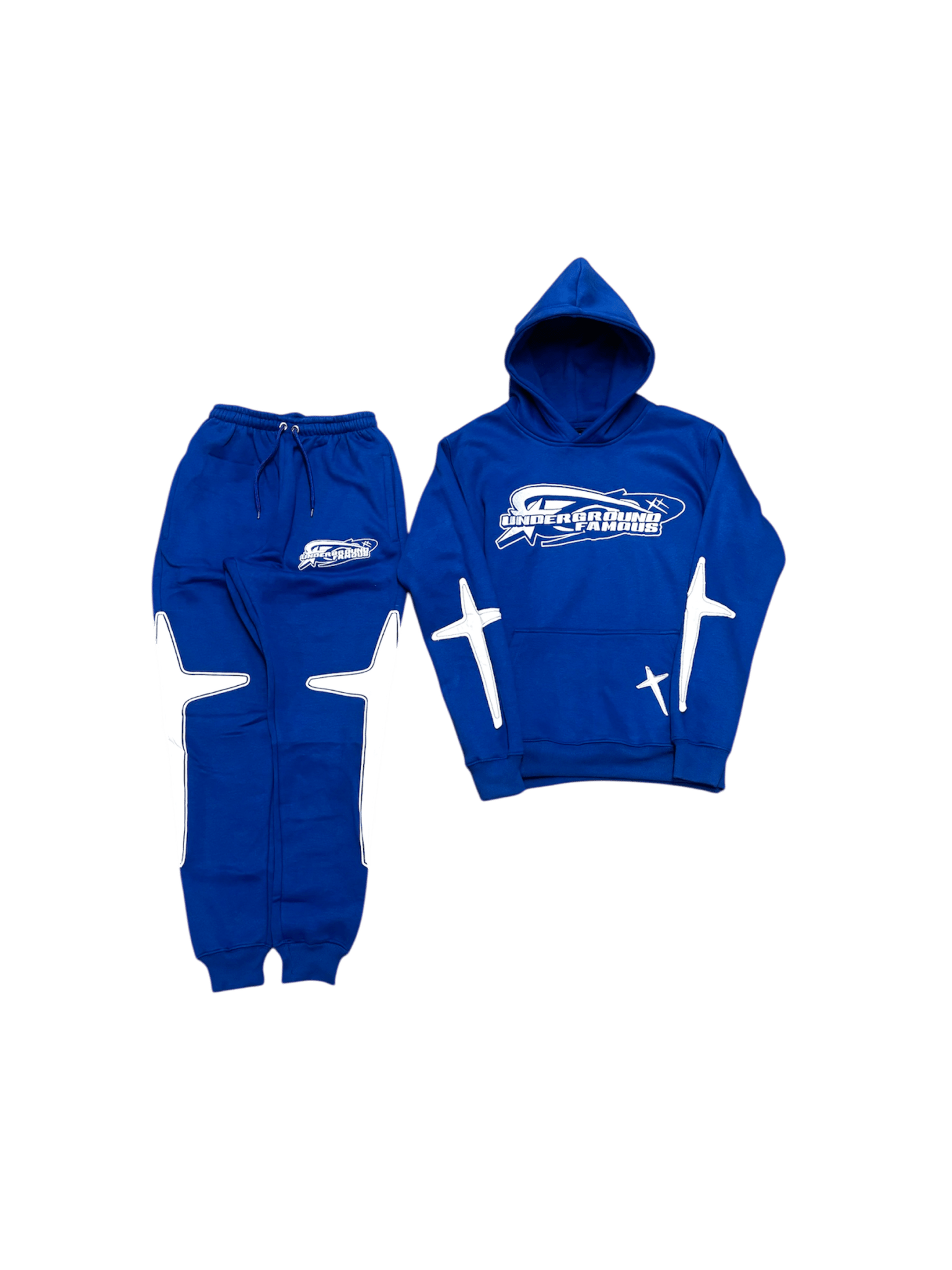 y2k Blue Tracksuit stars