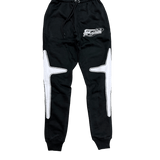 black y2k joggers